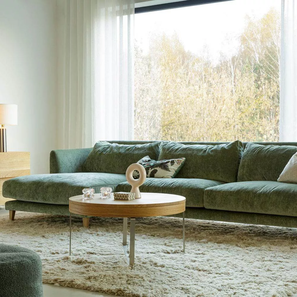 The Granary Vala Three Seater Chaise Sofa LHF